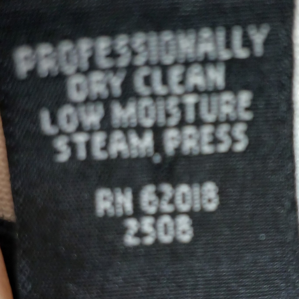 Rafaella Petites 100% Wool Navy Sleeveless Button Front Dress - Size 8P - Picture 6 of 12
